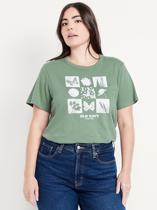 Image number 5 showing, EveryWear Crew-Neck Logo-Graphic T-Shirt