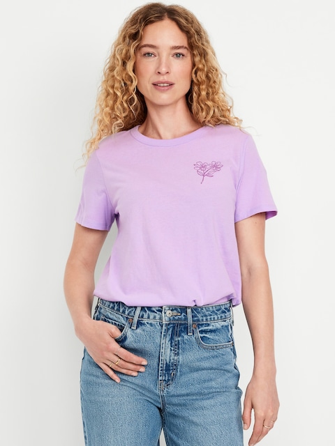 EveryWear Crew-Neck Graphic T-Shirt