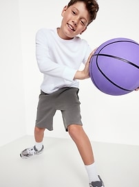 Image number 1 showing, Dynamic Fleece Knee Length Shorts for Boys