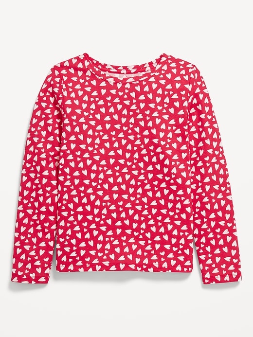 Image number 1 showing, Softest Printed Long-Sleeve T-Shirt for Girls