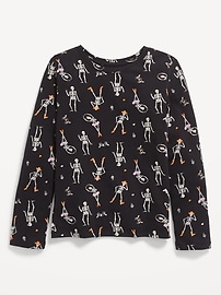 Image number 1 showing, Softest Printed Long-Sleeve T-Shirt for Girls