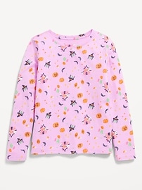 Image number 1 showing, Softest Printed Long-Sleeve T-Shirt for Girls