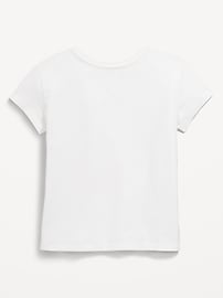 Image number 2 showing, Short-Sleeve Logo-Graphic T-Shirt for Girls