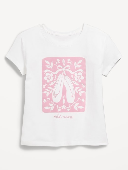 Image number 1 showing, Short-Sleeve Logo-Graphic T-Shirt for Girls