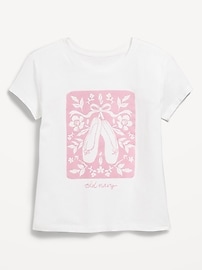 Image number 1 showing, Short-Sleeve Logo-Graphic T-Shirt for Girls