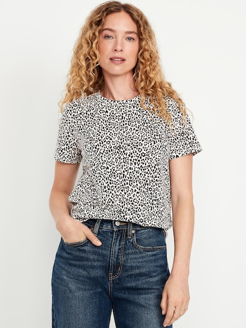 EveryWear Crew-Neck Printed T-Shirt