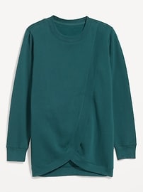 Image number 2 showing, Maternity Cross-Front Nursing Tunic