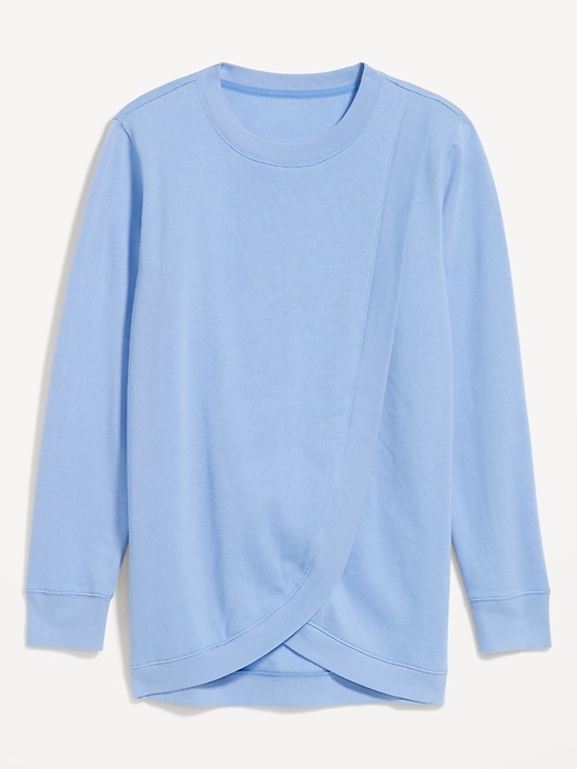 Image number 2 showing, Maternity Cross-Front Nursing Tunic