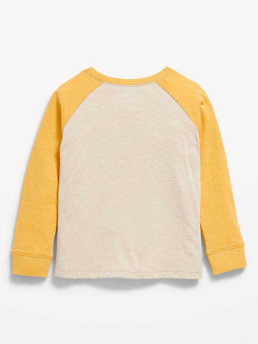Image number 2 showing, Long-Sleeve Pocket T-Shirt for Toddler Boys