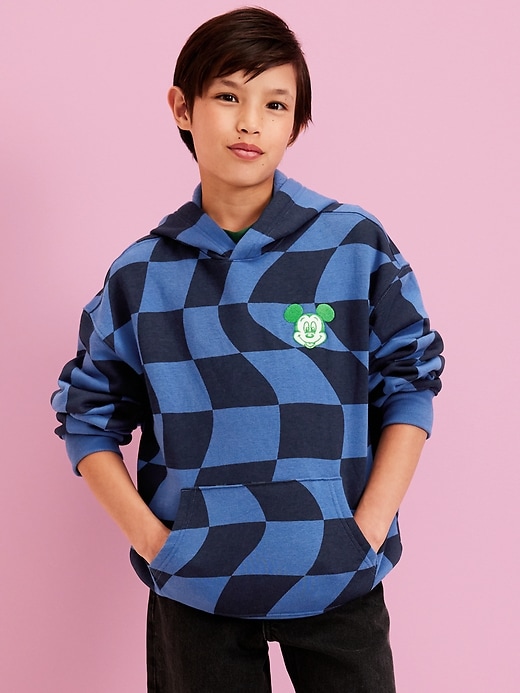 Image number 1 showing, Old Navy x Disney© Mickey Mouse Oversized Pullover Hoodie for Boys