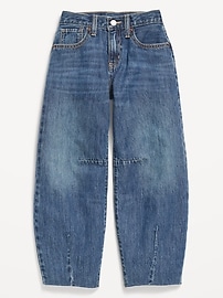 Image number 4 showing, Super Baggy Barrel-Leg Jeans for Girls
