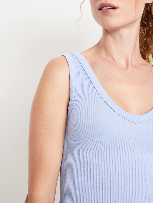 Image number 4 showing, Exhale Seamless Fitted Rib Tank