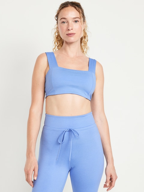 Light Support CloudComfy Bandeau Sports Bra - Lighthouse