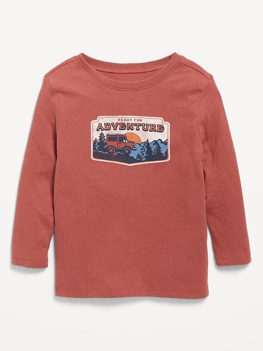 Image number 1 showing, Long-Sleeve Unisex Graphic T-Shirt for Toddler