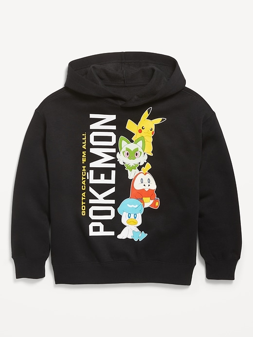Image number 2 showing, Pokémon™ Oversized Gender-Neutral Graphic Hoodie for Kids