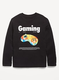 Image number 1 showing, Long-Sleeve Graphic T-Shirt for Boys