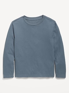 Oversized Long-Sleeve Pocket T-Shirt for Boys