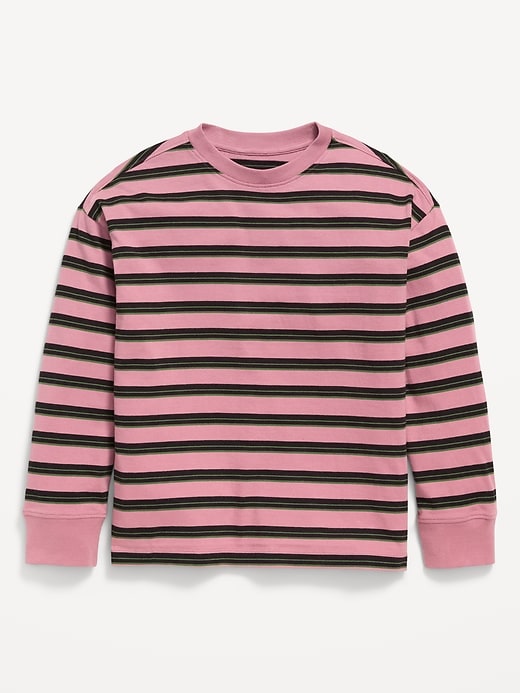 Oversized Long-Sleeve Pocket T-Shirt for Boys