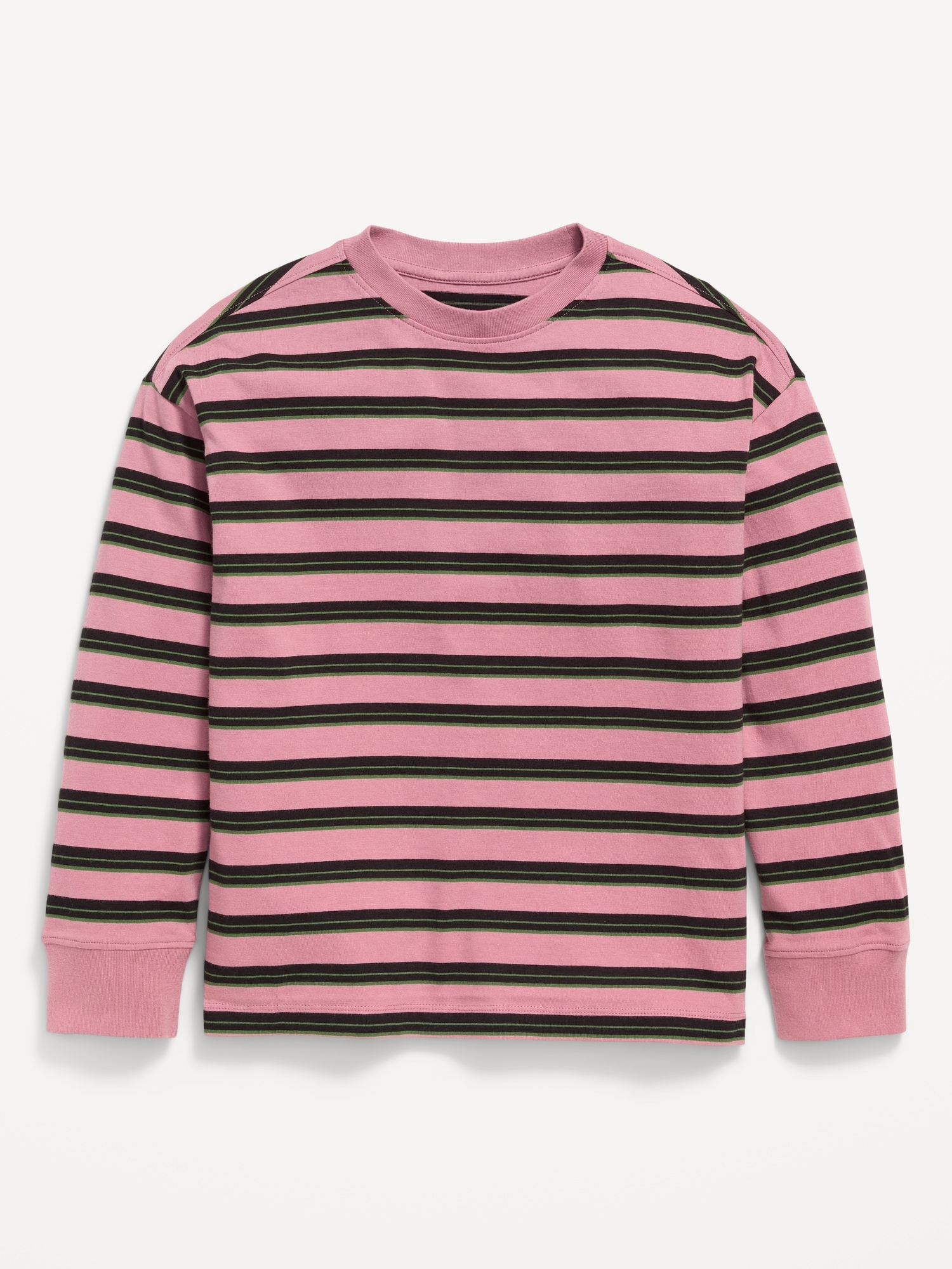 Oversized Long-Sleeve Pocket T-Shirt for Boys
