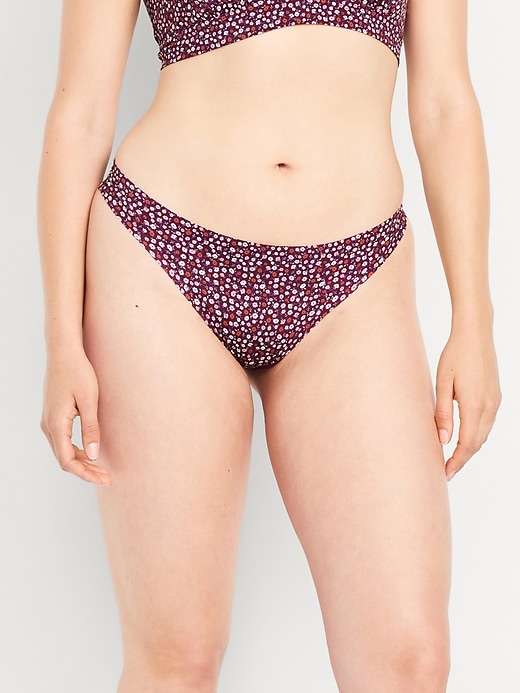 Image number 4 showing, Low-Rise No-Show Thong