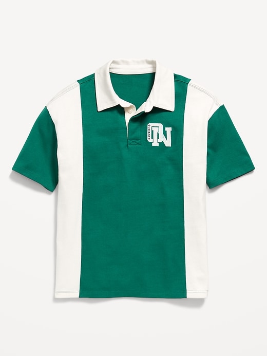 Image number 2 showing, Color-Block Logo-Graphic Polo Shirt for Boys