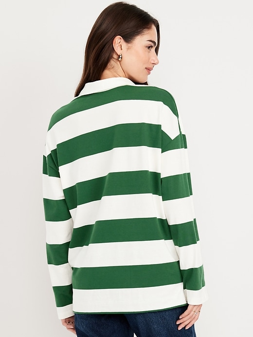 Image number 2 showing, Oversized Rugby Polo