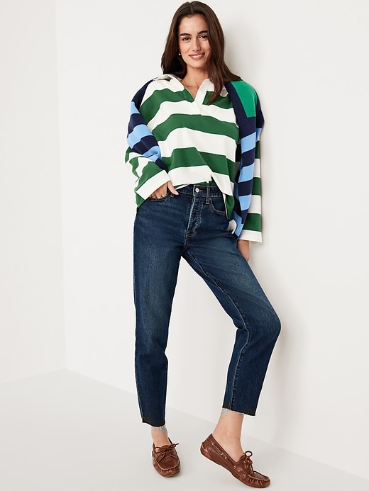 Image number 3 showing, Oversized Rugby Polo