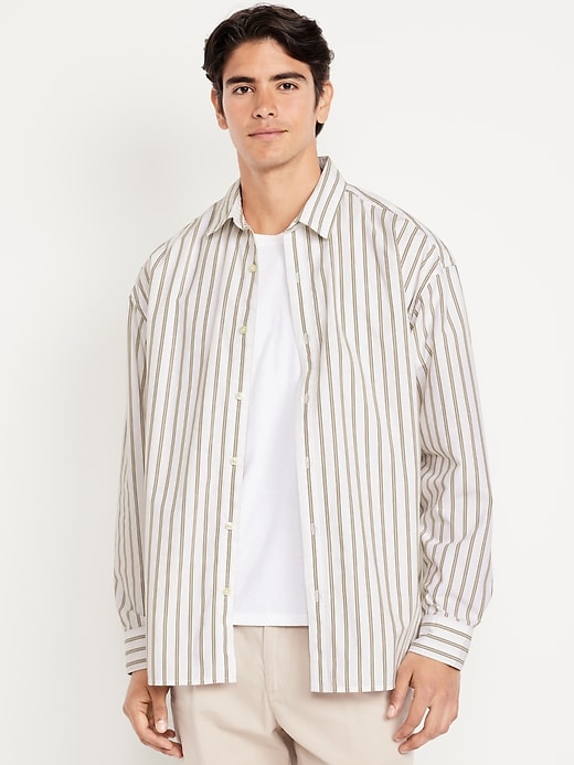 Image number 1 showing, Oversized Poplin Shirt