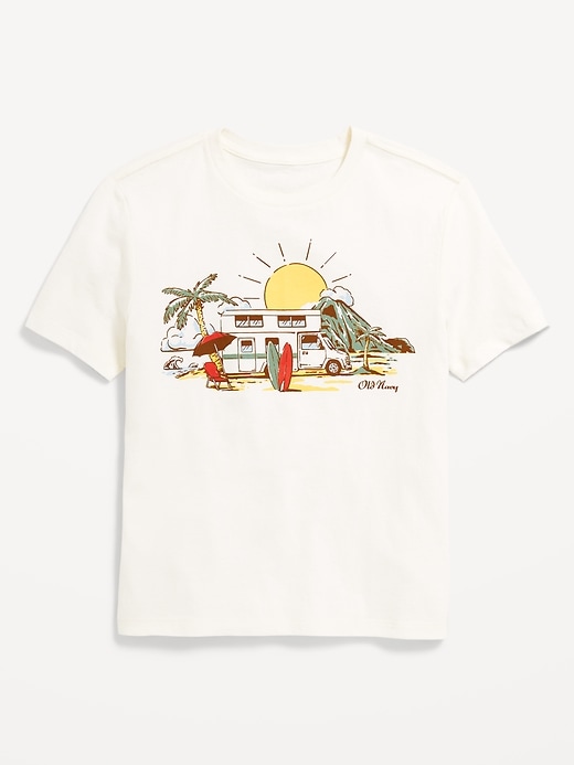 Image number 1 showing, Short-Sleeve Logo-Graphic T-Shirt for Boys