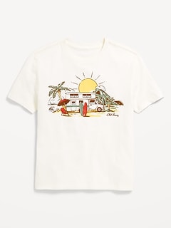 Short-Sleeve Logo-Graphic T-Shirt for Boys