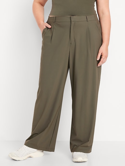 Image number 7 showing, High-Waisted SleekTech Trouser Pants