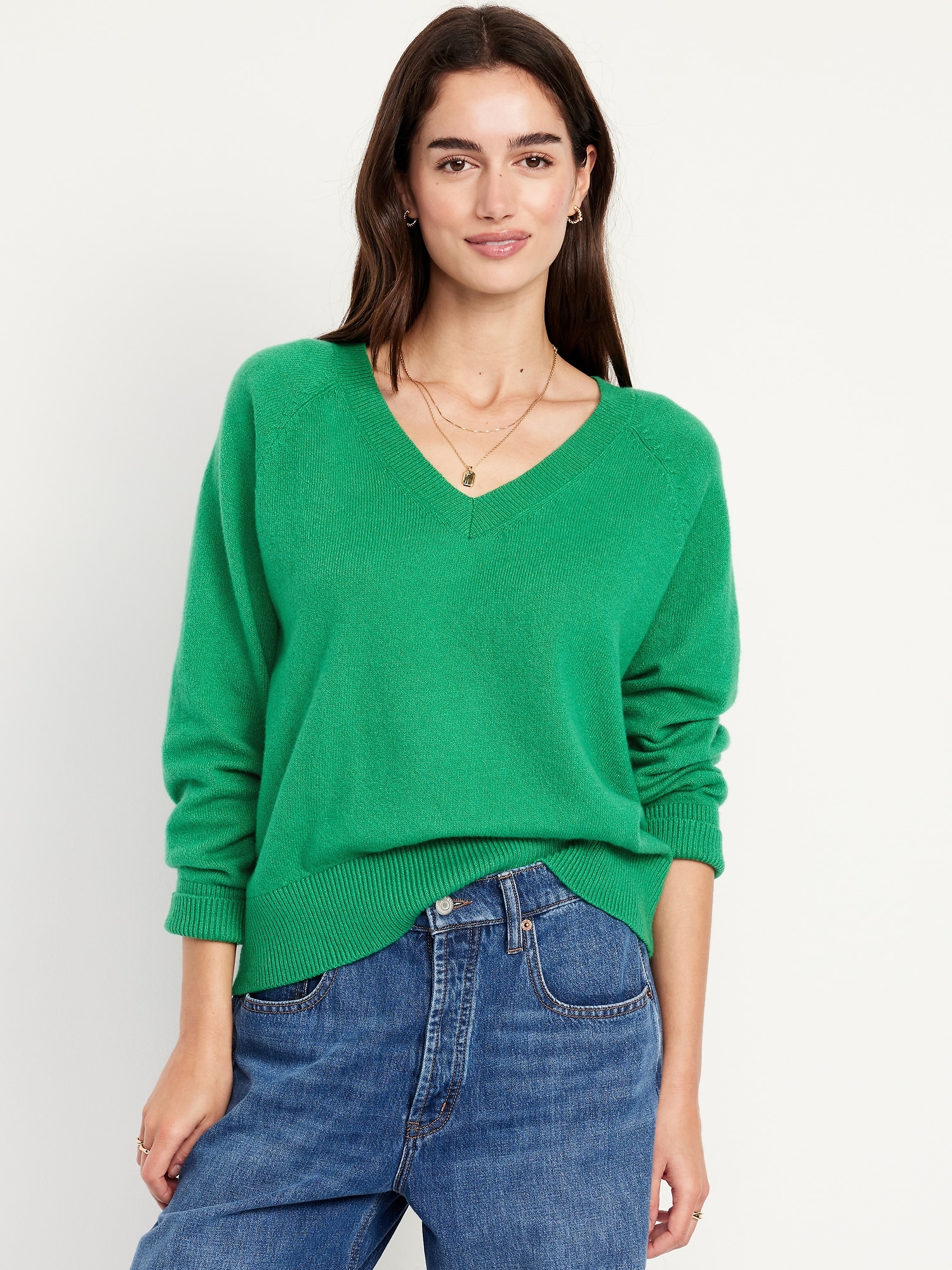 SoSoft Loose V-Neck Sweater
