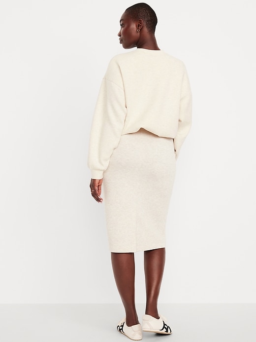Image number 5 showing, Extra High-Waisted Bounce Fleece Midi Skirt