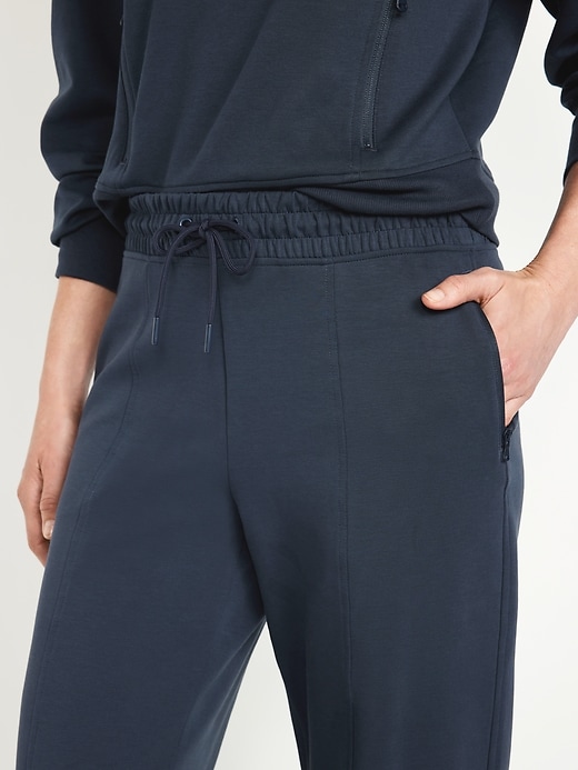 Image number 3 showing, High-Waisted Dynamic Fleece Sweatpants