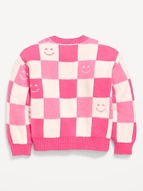 Image number 3 showing, Oversized Crew-Neck Sweater for Girls