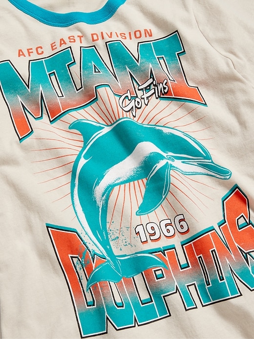 Image number 3 showing, NFL™ Miami Dolphins™ EveryWear Crew-Neck Ringer T-Shirt