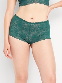 Image number 5 showing, Lace Boyshort Underwear