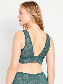 Image number 6 showing, V-Neck Lace Bralette