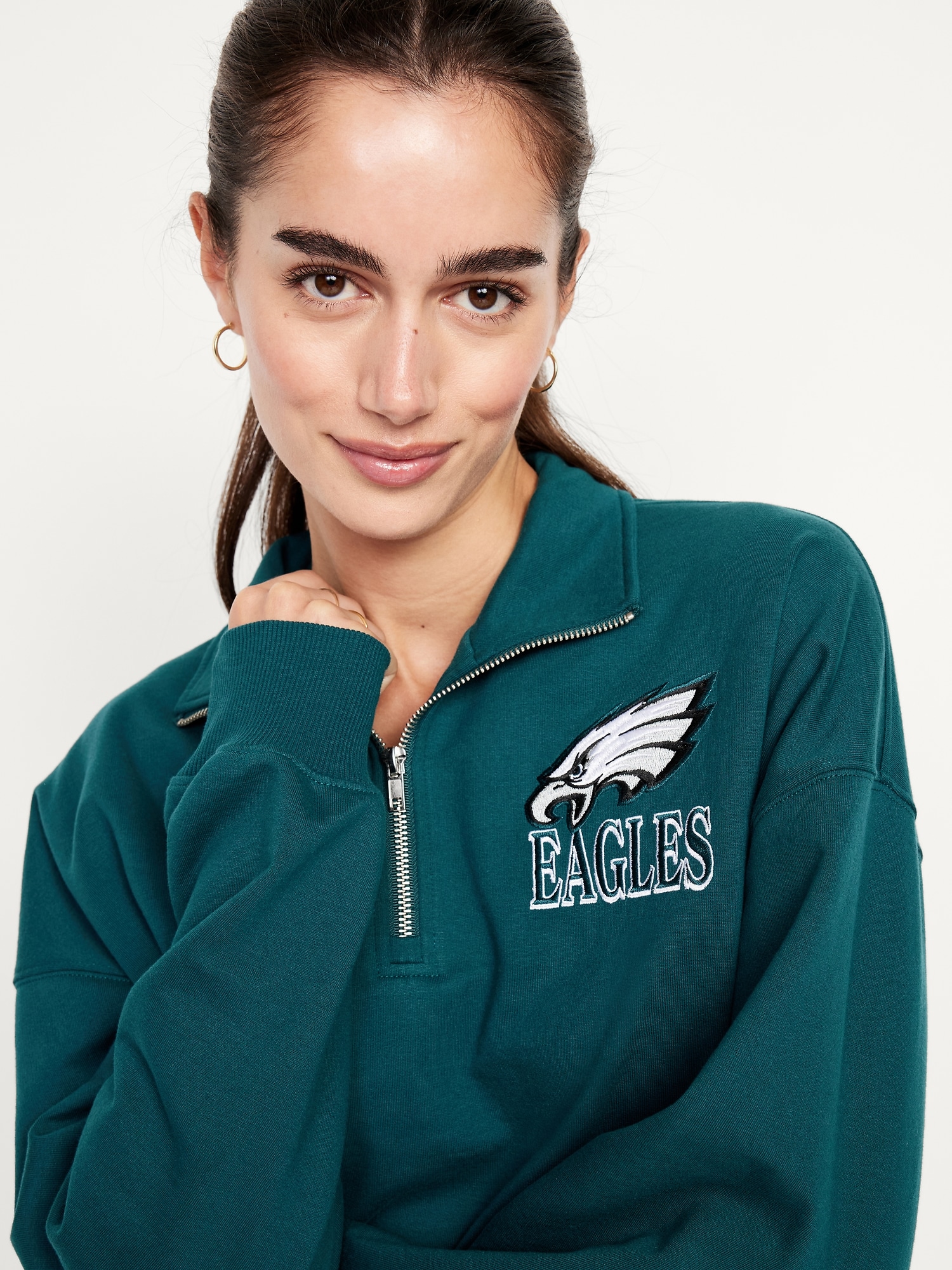 Philadelphia Eagles Half-Zip Sweatshirt