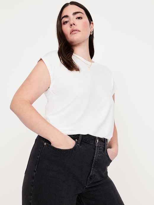 Image number 3 showing, Luxe Dolman T-Shirt