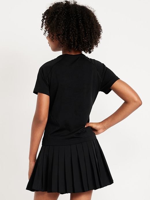 Image number 2 showing, Fitted Seamless Performance Top for Girls