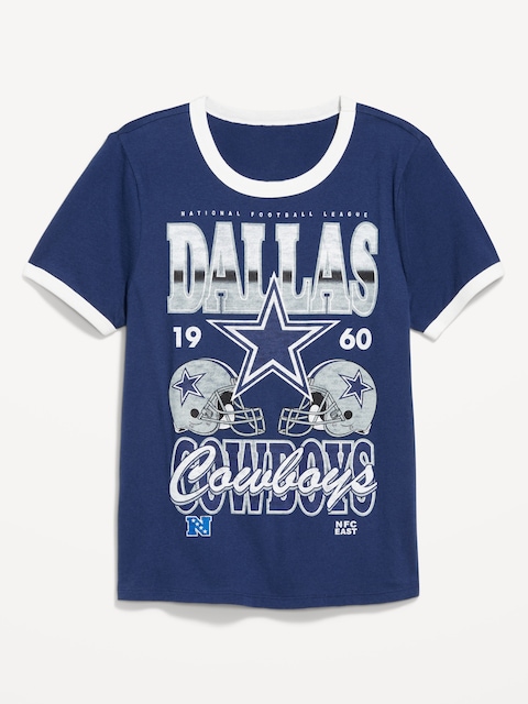 NFL™ Dallas Cowboys™ EveryWear Crew-Neck Ringer T-Shirt - Dallas Cowboys