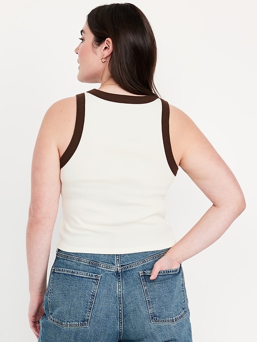 Image number 5 showing, Snug High-Neck Tank Top