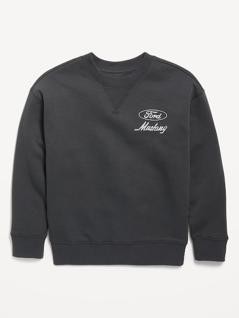 Ford Mustang™ Oversized Graphic Sweatshirt for Boys - Racecars