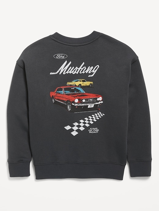 Image number 3 showing, Ford Mustang™ Oversized Graphic Sweatshirt for Boys