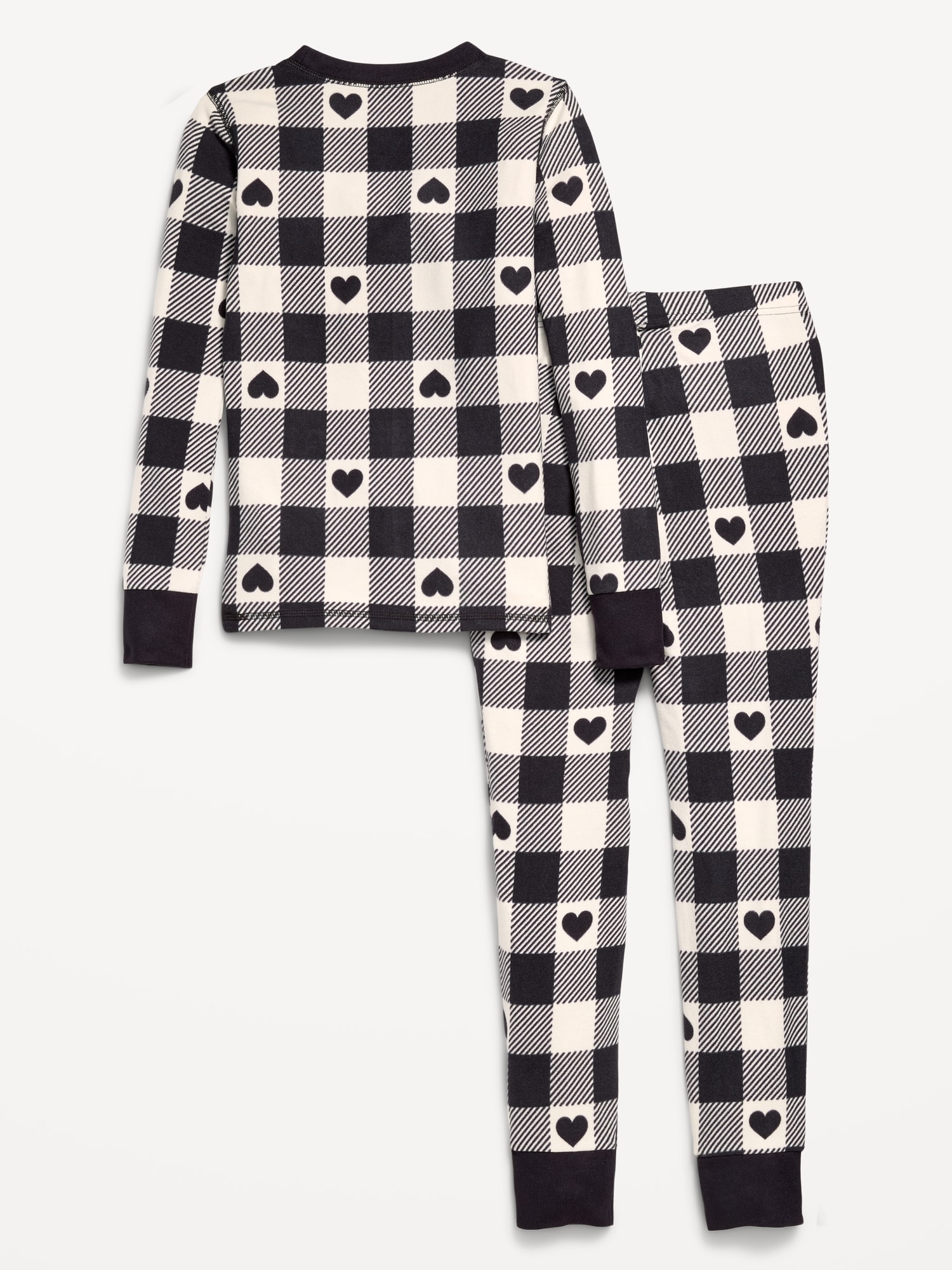 Gender-Neutral Snug-Fit Graphic Pajama Set for Kids