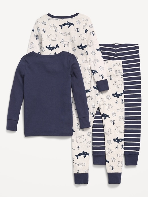 Image number 2 showing, Snug-Fit Graphic Pajama 4-Piece for Toddler & Baby