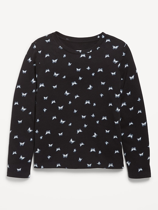 Image number 1 showing, Softest Printed Long-Sleeve T-Shirt for Girls