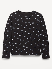 Image number 1 showing, Softest Printed Long-Sleeve T-Shirt for Girls