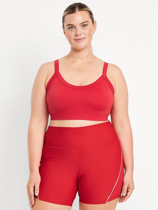 Image number 5 showing, Light Support Fluid Seamless Ribbed Sports Bra